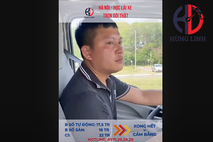 Buổi học sa hình hạng C 24/4 – Làm chủ xe lớn từng thao tác