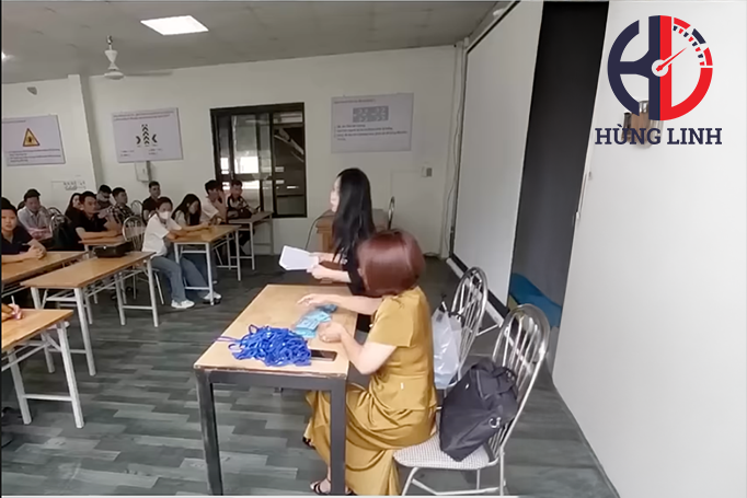 Buổi thi kết thúc môn lý thuyết và mô phỏng ngày 21/5 tại Trung Tâm Đào Tạo và Dạy Nghề Lái Xe VOV.