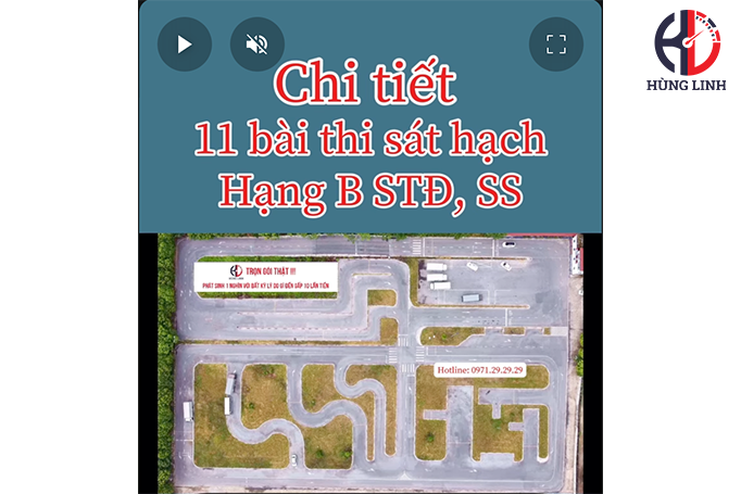 "Tổng hợp 11 bài thi sa hình sát hạch B2 – Học viên cần nắm vững!"