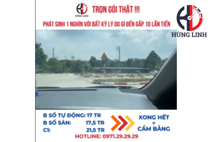 Dạy Lái Hùng Linh – Những lưu ý quan trọng khi học sa hình để không mất điểm oan