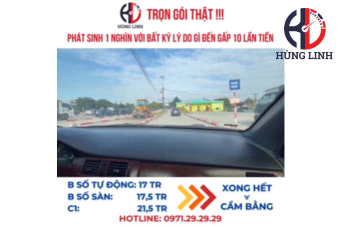 Hướng dẫn sa hình cho học viên mới làm quen tay lái