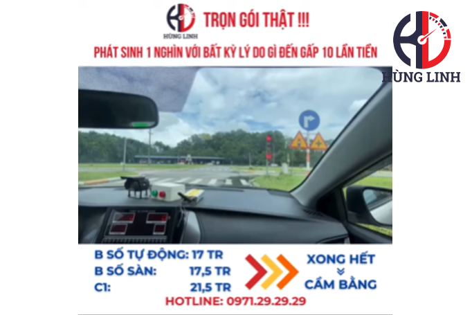 Hướng dẫn học viên thực hành sa hình hiệu quả trên xe thiết bị