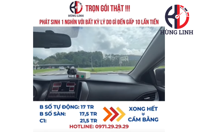 Hướng dẫn sa hình trong buổi tập xe chip giúp học viên vững vàng hơn trước kỳ thi