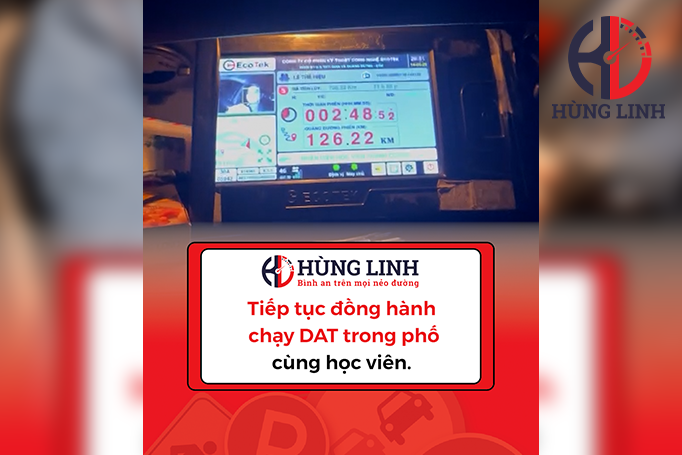 Hoàn thành giờ chạy DAT đêm cùng học viên.