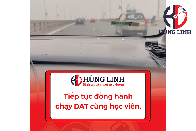 Tiếp tục đồng hành chạy DAT cùng học viên.