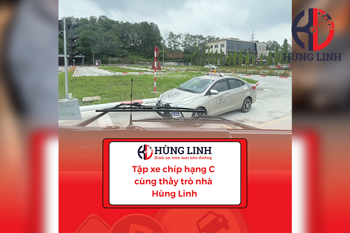 Tập xe chíp hạng C cùng thầy trò nhà Hùng Linh